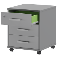 Тумба подкатная (3 ящика) Арго АТЛ-03 Серый